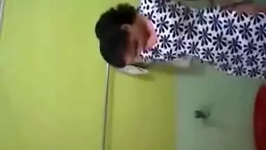 indian lookalike smoking cig and showing boobs