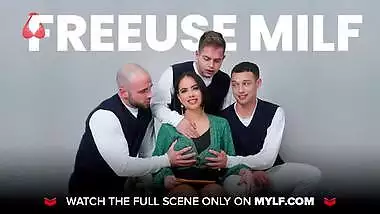 FreeUse Milf - Sexy Cougar Gives Lusty Dude Sex Lessons Before Sending Him Off To College