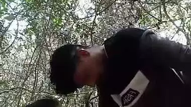 Indian lovers fucking in deep jungle
