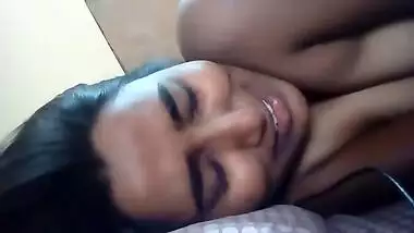 Nude Desi babe teases BF by showing tongue perfect to suck some XXX cock
