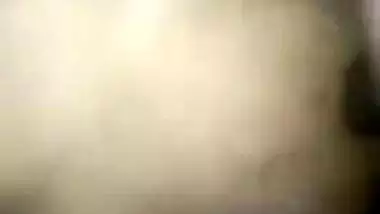 Guy squeezes a 19-year-old nude girl’s juicy boobs