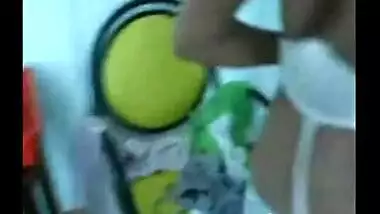 Pornvideos of a sexy college girl having fun with lover in his apartment