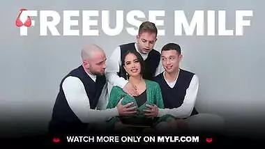 Mylf - Horny Milf Caught Two Lovers Having Sex Decided To Join Them For A Hardcore Threesome