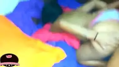 Power outage in the city made neighbors daughter sweat a lot while fucking hard
