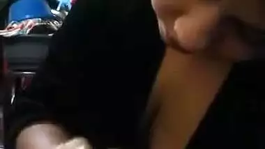 Sri Lankan Beautiful Office Girl with Sexy Eyes Giving a Sloppy Handjob to Her BF