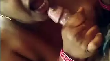 Chubby bhabhi spitting blowjob to husband POV sex