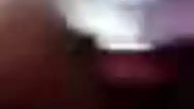 Whorish wife with mask is fucked by her XXX lover in Desi homemade porn