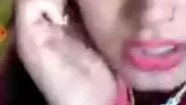 Today Exclusive- Horny Bhabhi Showing Her Pussy To Lover On Video Call Part 2