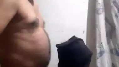 Indian desi big boobs bhabhi in black lingerie sexy looking ass fucked by boyfriend Desi Boobs Queen