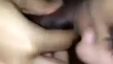 Indian wife giving blowjob to her husband