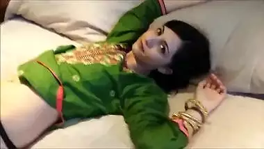 Desi babe makes partner in mood for sex by posing in kinky XXX outfit