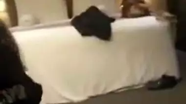 Desi cute XXX girl shows her boobs in video call after sex in a hotel
