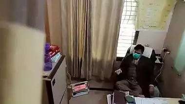 Paki doctor checking boobs by inserting hands inside blouse