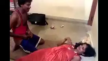Tamil wife fucks lover while cuckold hubby watches