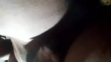Young village girl making video for lover