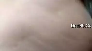 Today Exclusive- Sexy Village Girl Showing Her Boobs And Pussy On Video Call Part 2