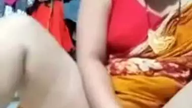 Bhabhi enjoys a video call sex with her perverted Devar