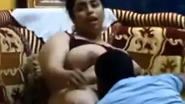 Desi big boobs Mallu Aunty fucked by young boy