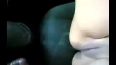 Desi Indian teen gal hardcore outdoor sex in car