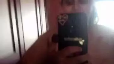 Friend sister topless selfie with smiling face