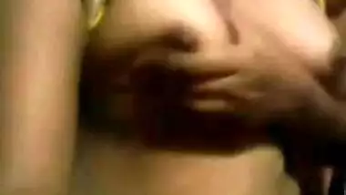Young Indian female she flaunts her melons in amateur porn shooting