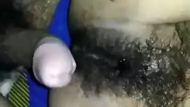 Breasty hairy cum-hole wife sex movie scene