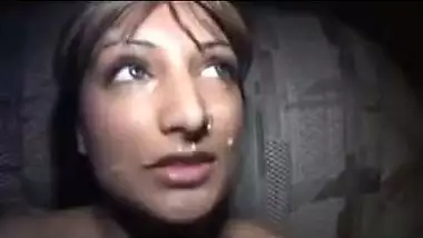 Sweetest Indian babe having fun at college party!