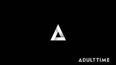 ADULT TIME - Kira Noir Uses Bella Rolland For FREE USE SEX At Roommate's PUBLIC Wake! FULL SCENE