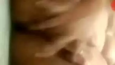 Crazy Indian wife cheating VC sex show on mobile