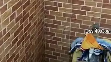 Today Exclusive- Cute Desi Girl Bathing Capture By Hidden Cam Part 2