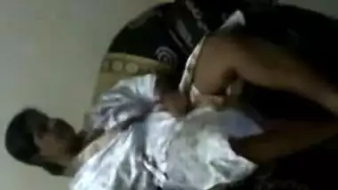 Satin nighty aunty fingering her pussy