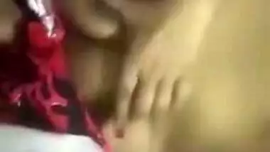 Desi village girl fingering at night