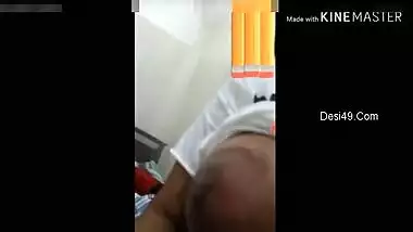 Smart Desi college girl makes succulent breasts bring her money