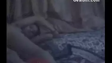 Desi bhabhi enjoying her first time sex video on a webcam with her lover