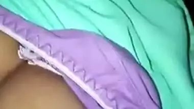 Desi wife whips out boobs and even permits guy to touch XXX vagina