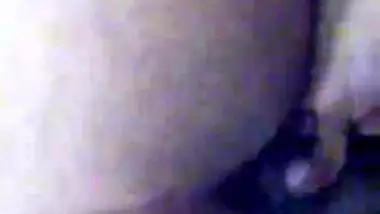 Man pressing 4 fingers inside pussy of wife.