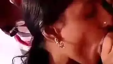 Bhabi sucking dick outdoor