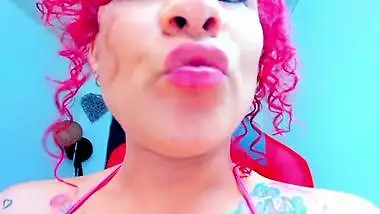 masturbating and smoking a cigarette