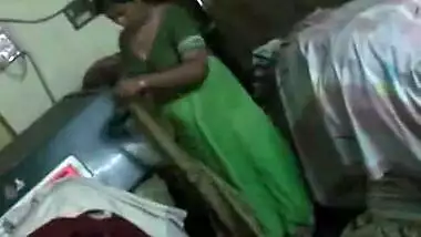 When XXX wife was hired as maid Bhabhi knew that she must strip for Desi employer