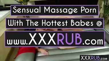Guy fucked his horny English teacher India Summer after hot massage and cock sucking