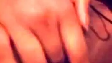 Sexy Desi girl records herself XXX fingering her sweet juicy pussy