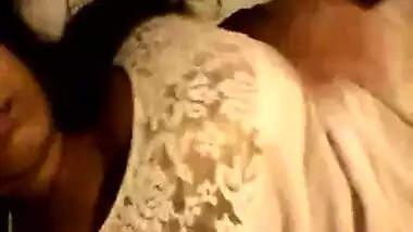 Tired Desi girl wants to sleep but boyfriend is keen to film porn video