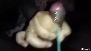 Indian wife Handjob and making him Cum