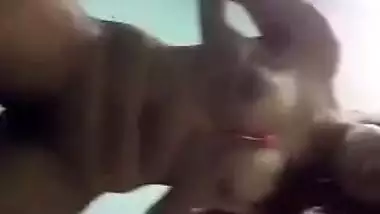 Hot MMS video of amateur Desi couple that has a XXX quickie close-up
