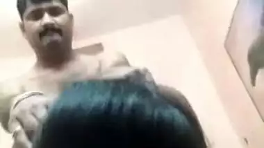 Sexy aunty sucking and fucking in home sex video