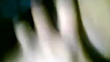 Firm boob Indian wife riding on her hubby...