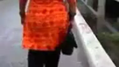 Indian Girl Walking In Slowmotion